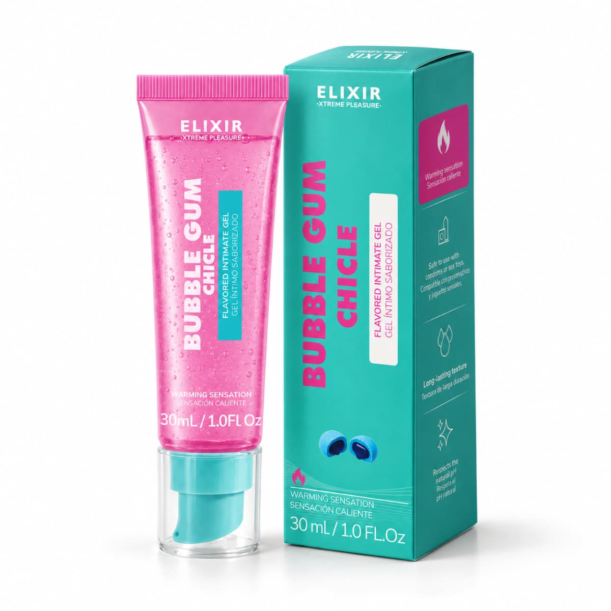 Lubricante Íntimo Elixir Sabor Chicle