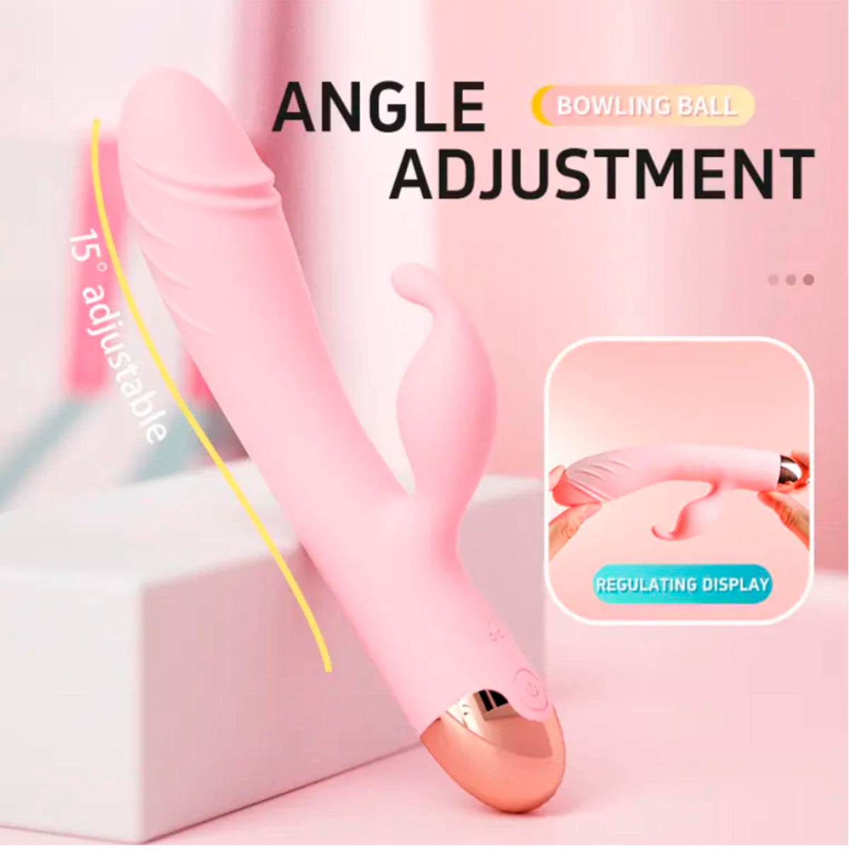Vibrador Carrie de Juguito de Calzón, estimulador clitoridal con rotación, diseño elegante y compacto para placer íntimo.