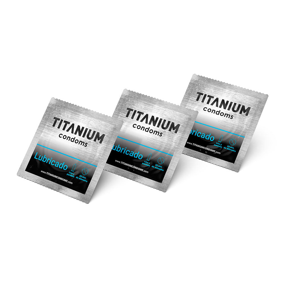 Condones Titanium Lubricado x 3