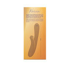 Vibrador doble término con forma de conejo de la marca Juguito de Calzón, color lilas, diseñado para estimulación doble.