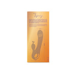 Vibrador doble Tifany de CamToyz, estimulador dual para punto G y clítoris, con forma de conejo y diseño ergonómico.