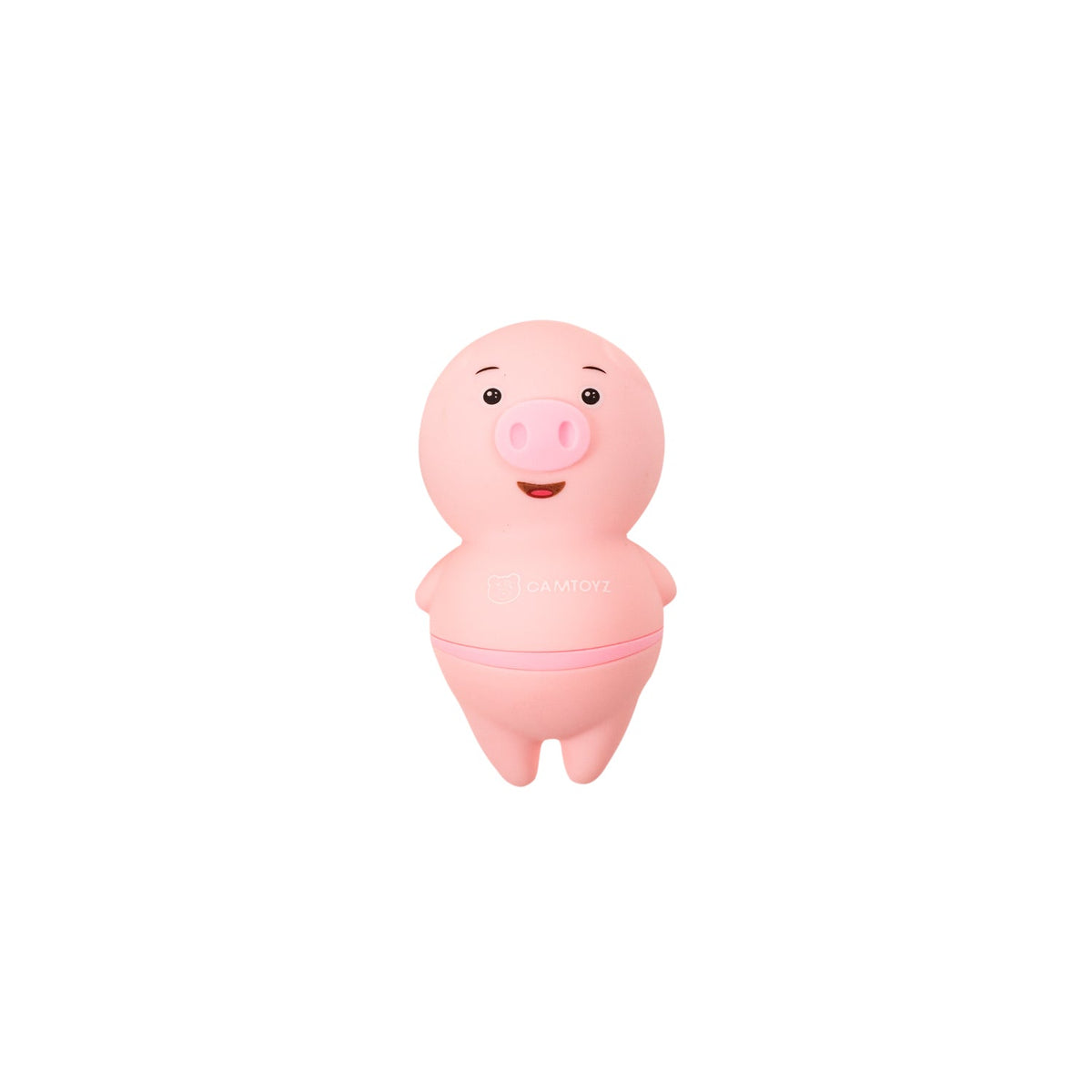 Vibrador Camtoyz Pigly de color rosa, con diseño compacto y ergonómico para uso personal.