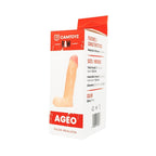 Dildo realista Ageo de 12 cm de la marca Juguito de Calzón, con textura y forma anatómica para uso sexual.