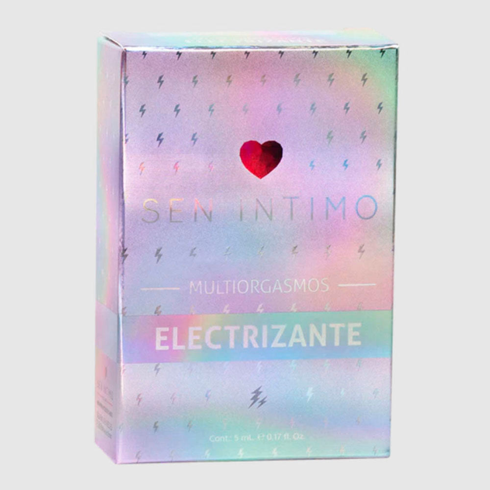 Lubricante electrizante Sen íntimo Multiorgasmos Electrizante X 5 ml, envase pequeño y producto íntimo para mayor placer
