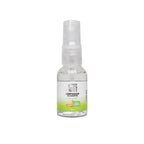 Limpiador de juguetes Elixir Melón de juguitodecalzonco, botella de 29 ml con etiqueta colorida y diseño de melón.