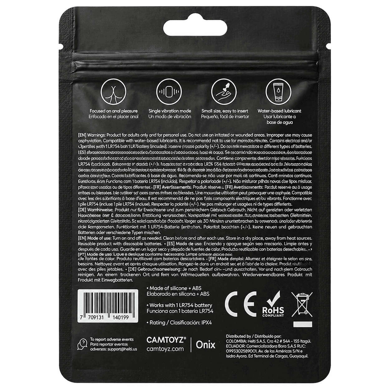 Benal Plug anal con vibración Camtoyz