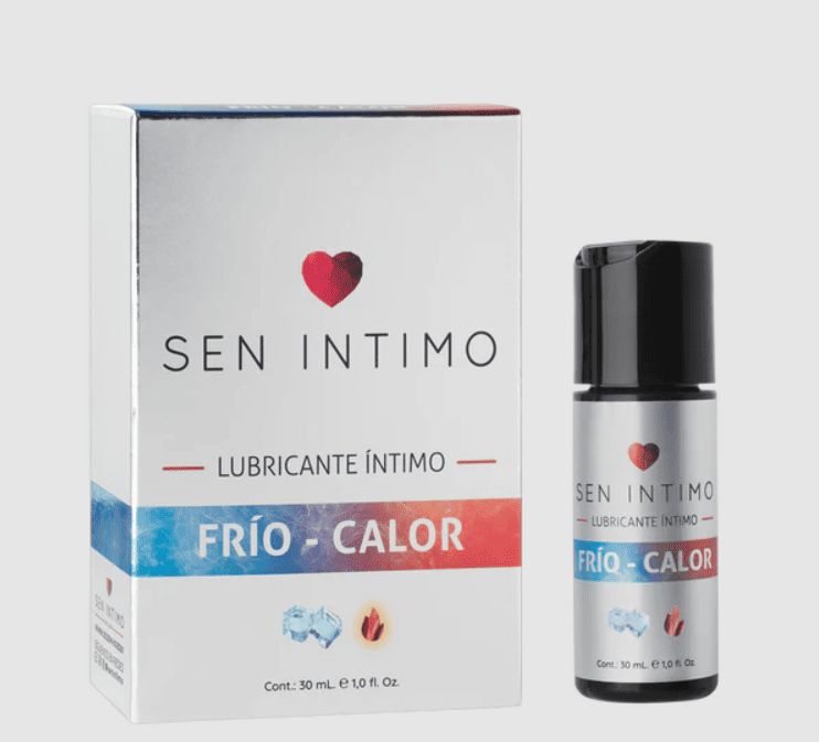 Lubricante Sen íntimo Multiorgasmos Frío/Calor de 30 ml, envase con efecto frío y calor para mayor placer íntimo.
