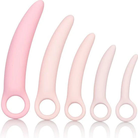 Dilatadores vaginales Eva de la marca Juguito de Calzón, tamaño pequeño, con forma ergonómica y suave para comodidad.