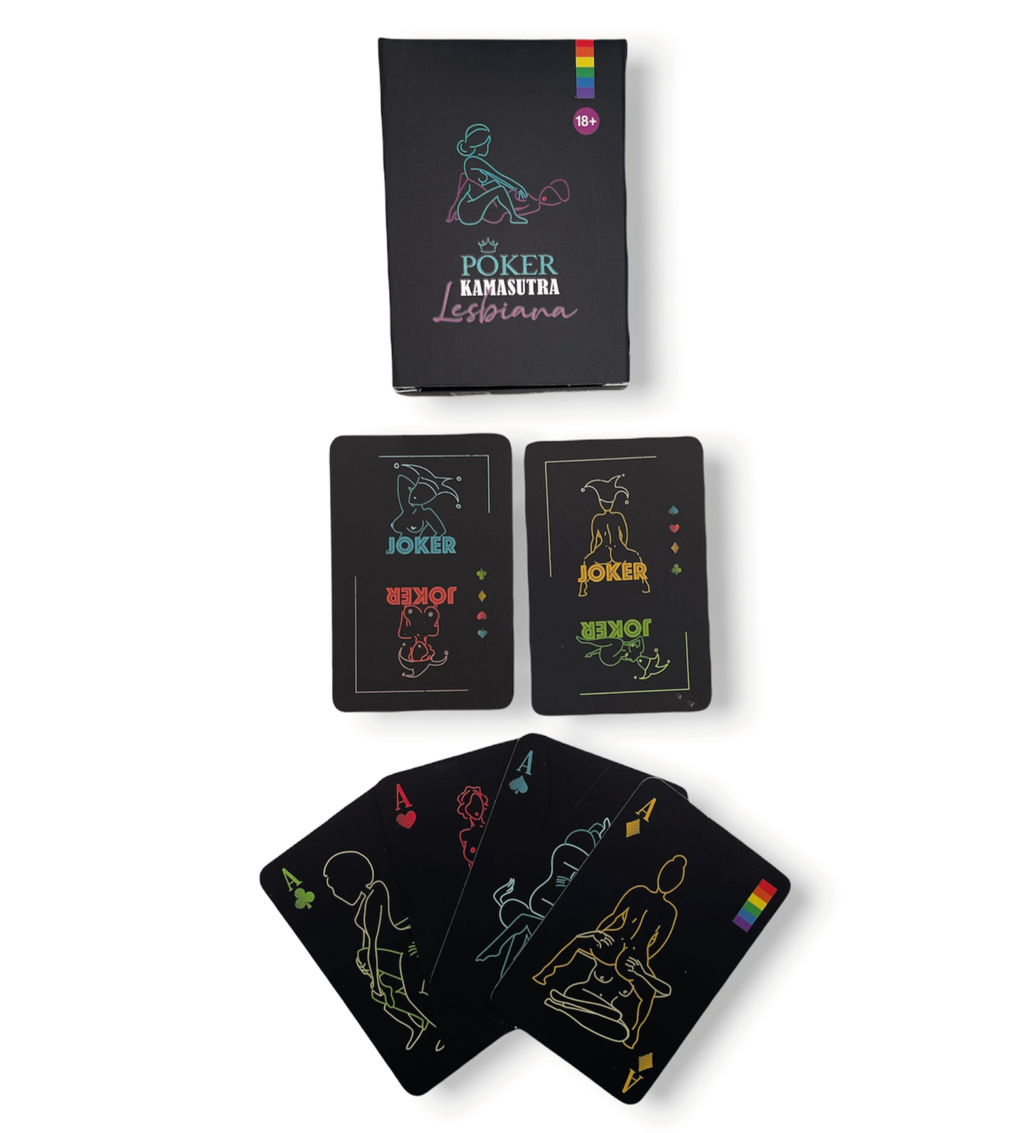 Juego de Cartas Poker Kamasutra Lesbiana