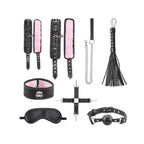 Kit de accesorios BDSM Bondage Fiore Rojo de Camtoyz con esposas y cuerda de color rojo para juegos de restricción.