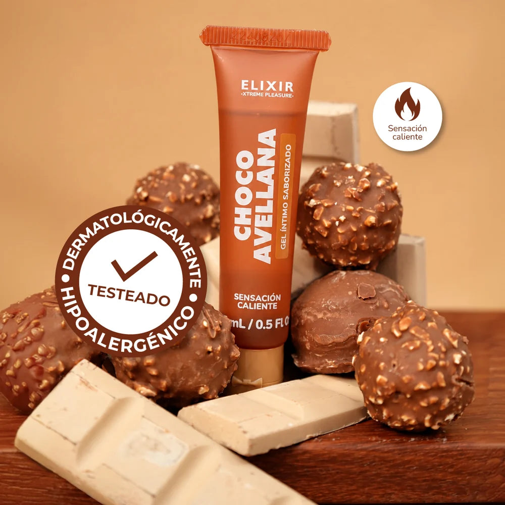 Lubricante Íntimo Elixir Sabor Choco Avellana