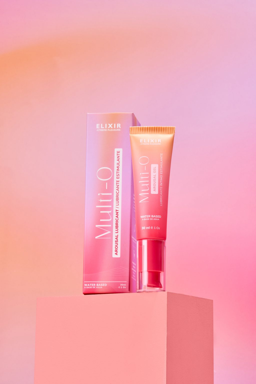Lubricante íntimo multi orgasmo Juguito de Calzón en envase con gel transparente y textura suave para mayor comodidad y placer