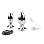 Plug anal vibrador Olimpo de Distrisex, con diseño ergonómico y superficie suave, ideal para placer y exploración anal.