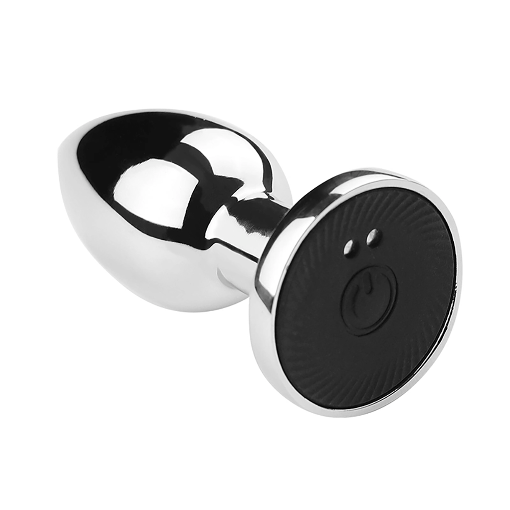 Plug anal vibrador Olimpo de Distrisex, con diseño ergonómico y texturizado, para placer y estimulación anal.