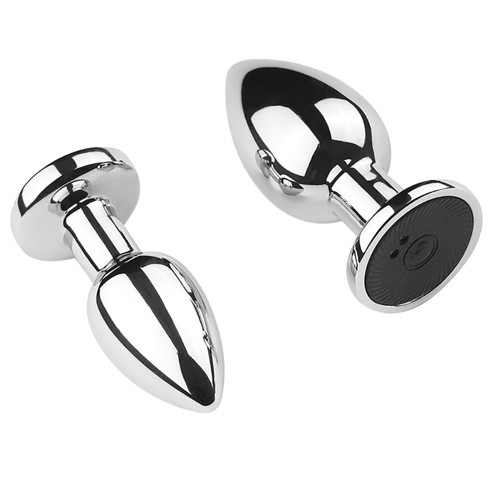 Plug anal vibrador Olimpo de Distrisex, con diseño ergonómico y superficie suave para mayor comodidad y placer.