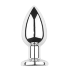 Plug anal vibrador Olimpo de Distrisex, con diseño ergonómico y superficie suave para estimulación íntima.