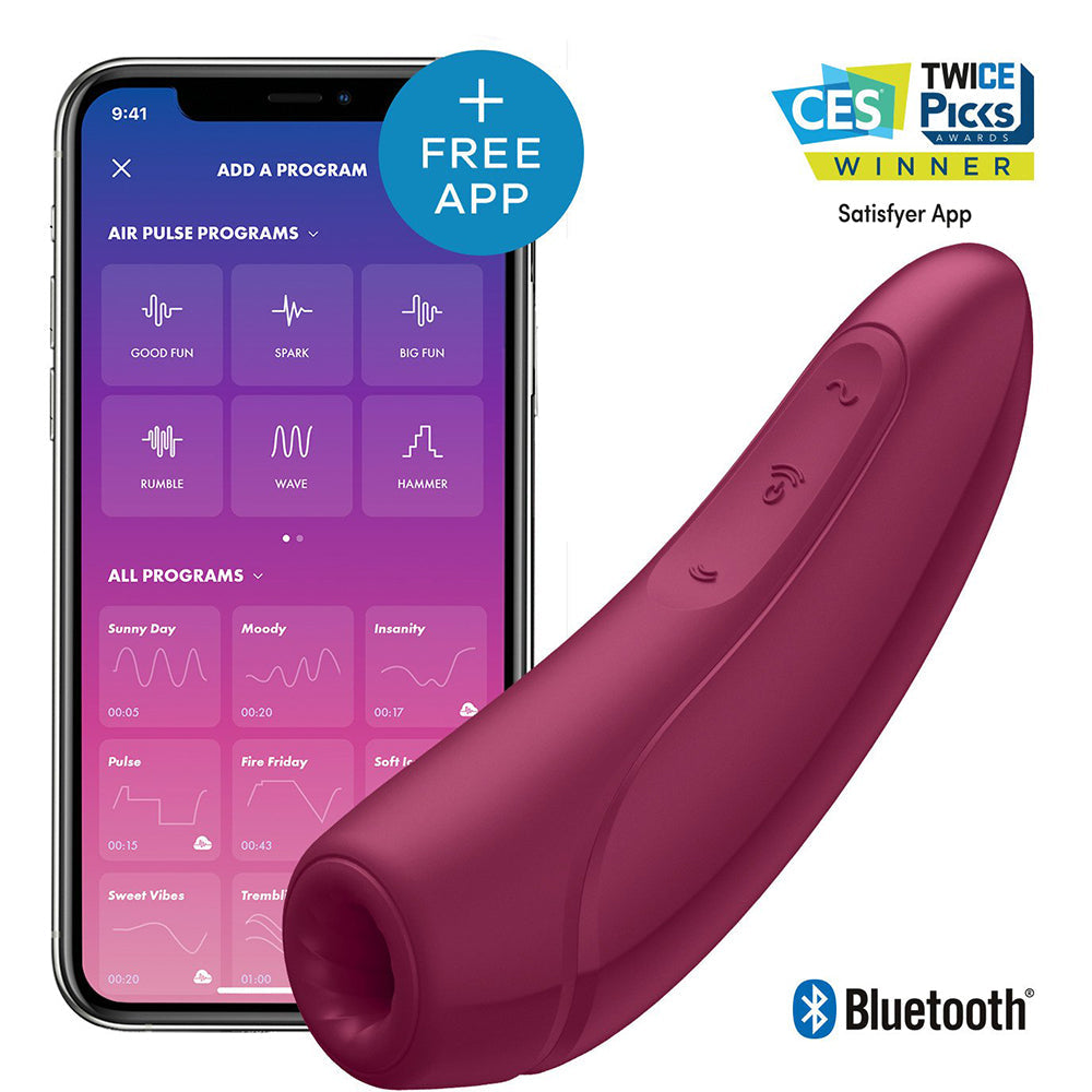 Satisfyer Curvy 1+ VINOTINTO con App