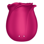 Succionador Satisfyer Classic Blossom con diseño compacto y elegante, muestra sus botones y superficie en imagen clara.
