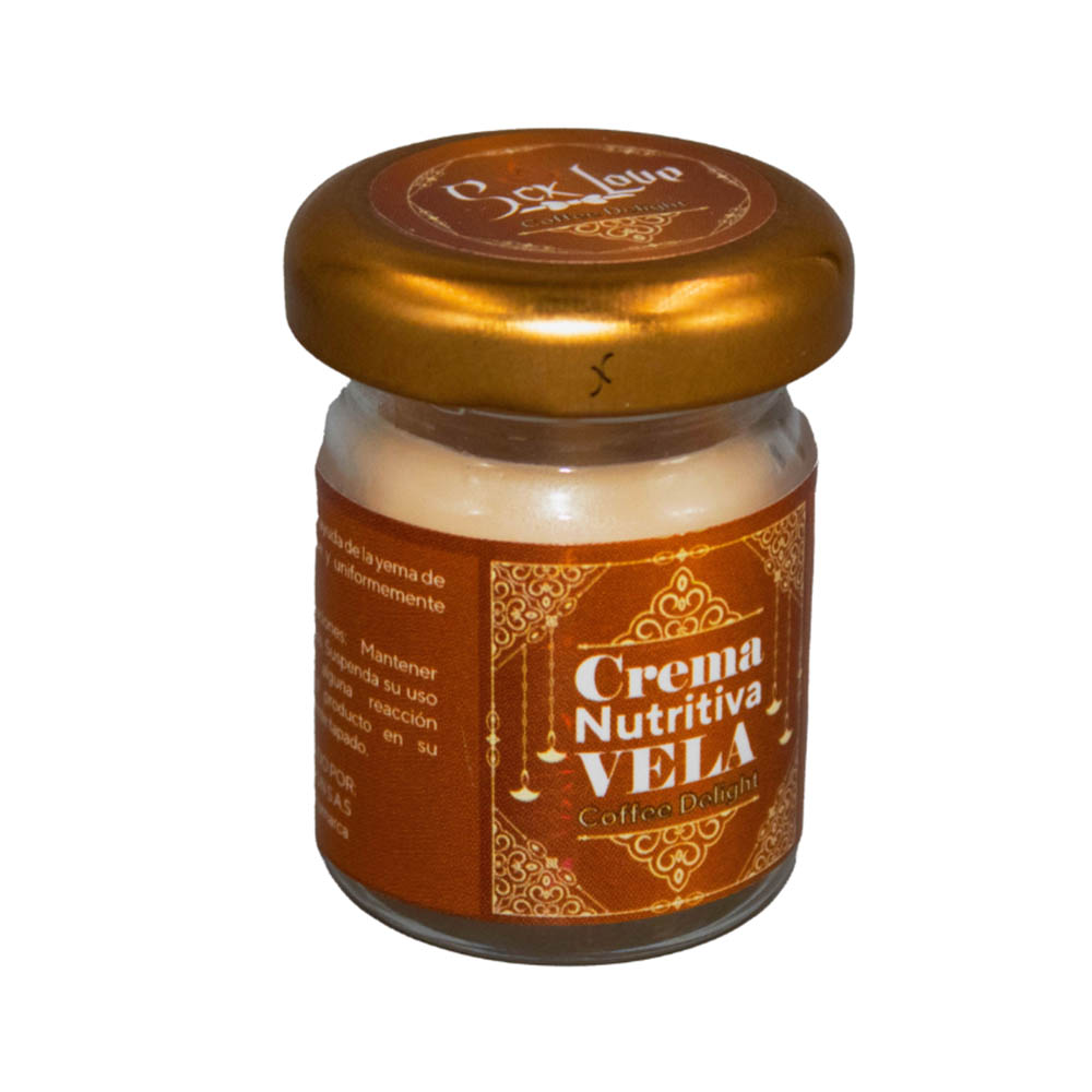 Vela para masajes corporales Frenesí de 30g, en color café, diseñada para crear un ambiente relajante y aromático.