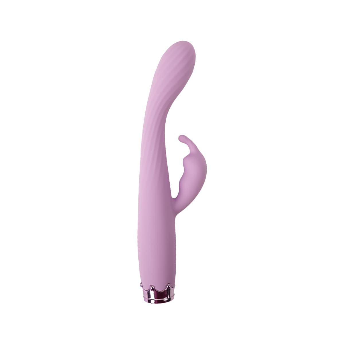 Vibrador Majestic Cleo Morado de la marca CamToyz en fondo blanco 2