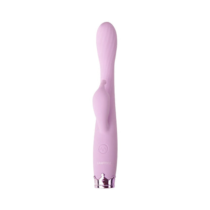 Vibrador Majestic Cleo Morado de la marca CamToyz en fondo blanco 3