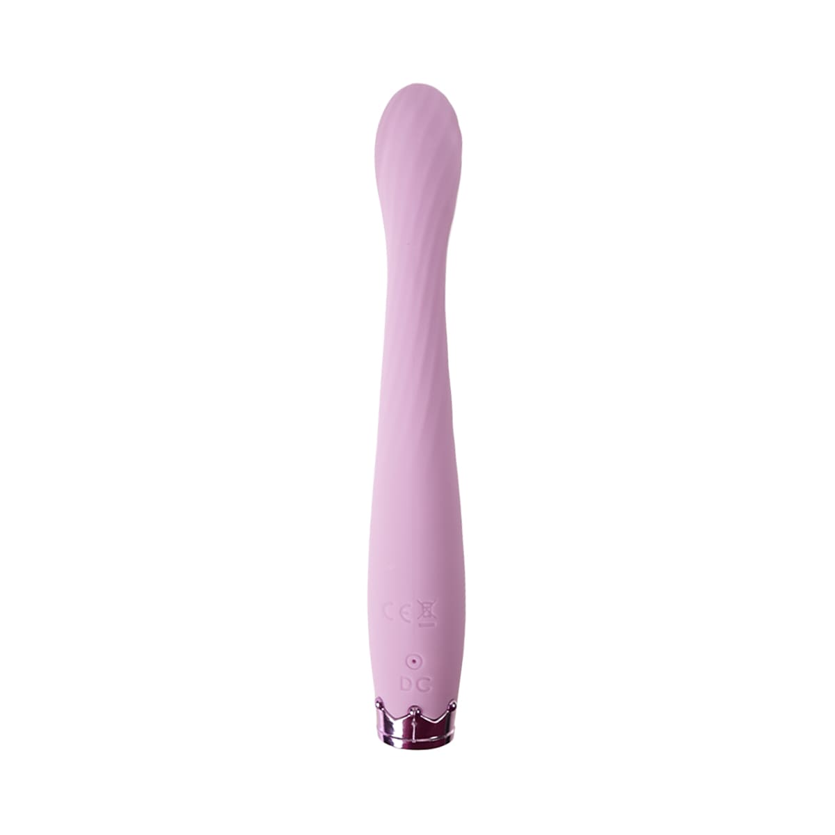 Vibrador Majestic Cleo Morado de la marca CamToyz en fondo blanco 4