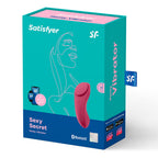 Vibrador para parejas Satisfyer Sexy Secret CON APP, con diseño elegante y control remoto para experiencias íntimas.