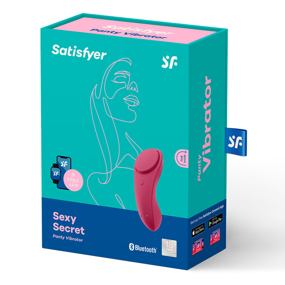 Vibrador para parejas Satisfyer Sexy Secret CON APP, con diseño elegante y control remoto para experiencias íntimas.