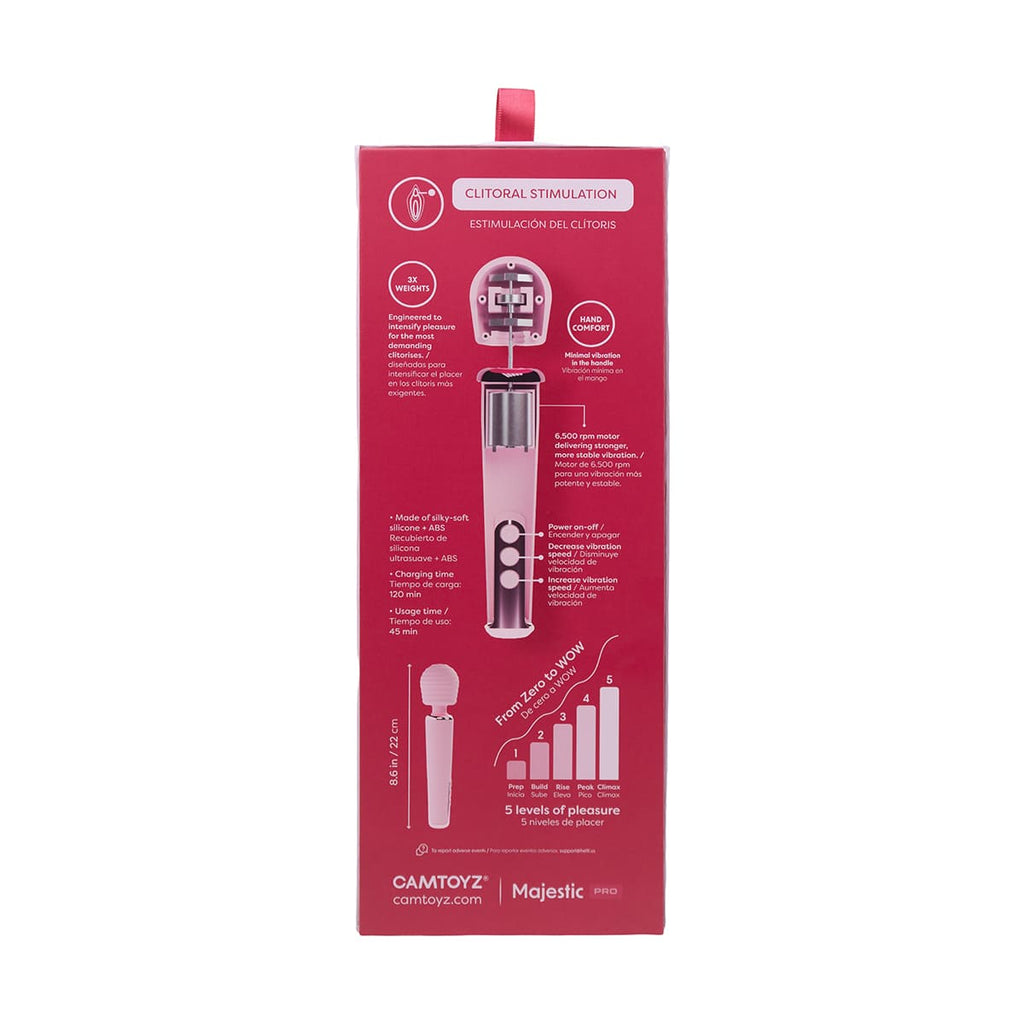Intense vibrador Wand con App Camtoyz
