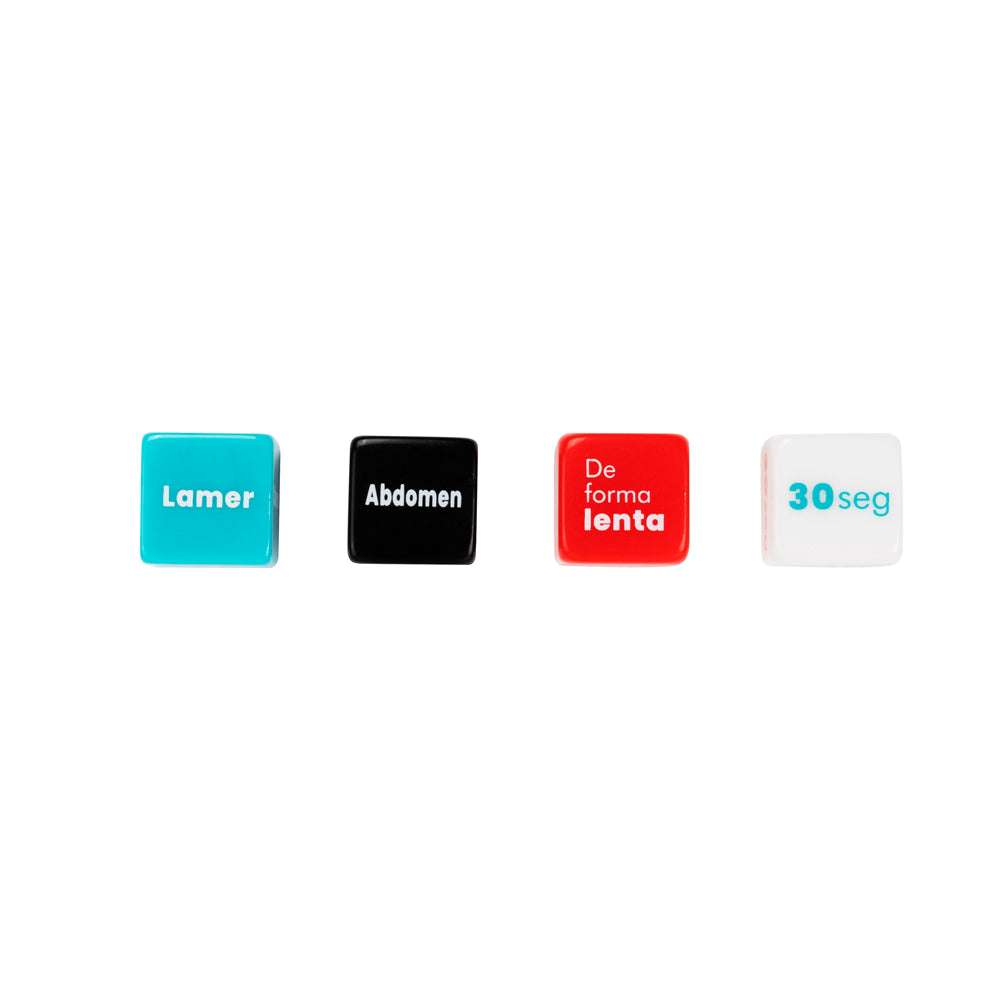 Dados eróticos Wanna, juego para adultos con dados de diferentes acciones para jugar en pareja.