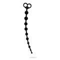 Bolas anales negras Camtoyz Khet, hechas de silicona suave, con diseño ergonómico, para uso íntimo y placer.