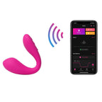 Vibrador Lovense Dolce en color fucsia, con diseño elegante y compacto, ideal para placer y estimulación.