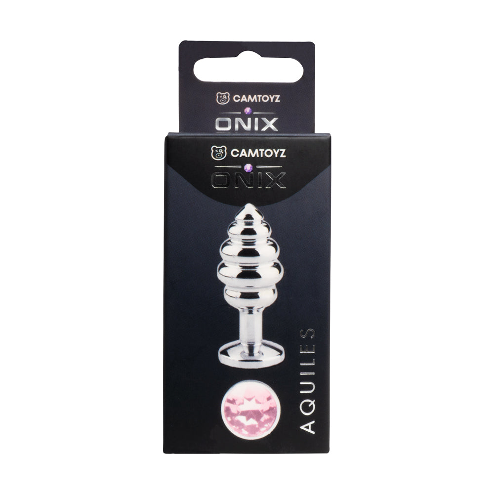 Plug anal Aquiles de la marca juguitodecalzon, con forma ergonómica y textura suave para uso íntimo.