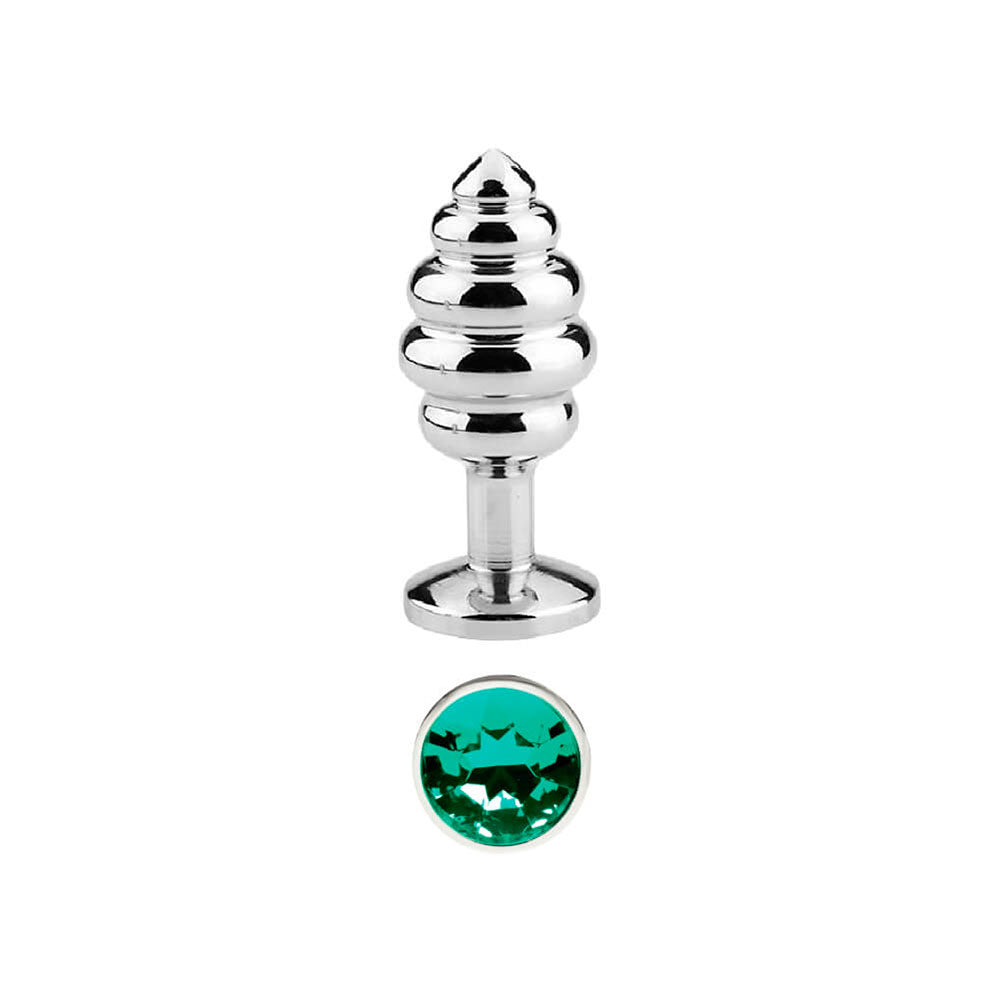 Plug anal Aquiles de la marca juguitodecalzon, de forma cónica y tamaño mediano, diseñado para placer y comodidad.