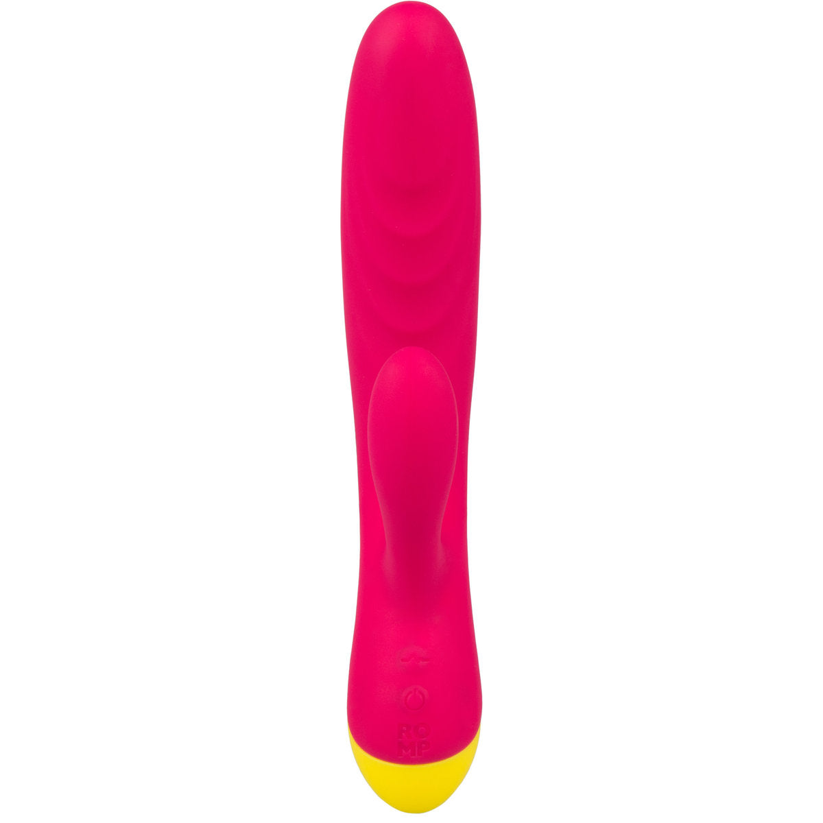 Vibrador tipo conejo Romp Jazz de la marca Romp, con diseño ergonómico y textura suave para placer personal.