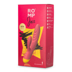 Vibrador Rabbit Romp Jazz en forma de conejo, con diseño ergonómico y detalles suaves para estimulación placentera.
