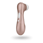 Succionador Satisfyer Pro 2, dispositivo para estimulación del clítoris con diseño compacto y tecnología de succión suave.