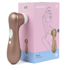 Succionador Satisfyer Pro 2, dispositivo de estimulación clitoriana con diseño moderno y funcionalidad avanzada.
