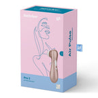 Succionador Satisfyer Pro 2, dispositivo de estimulación para clítoris, con diseño ergonómico y tecnología de succión suave.