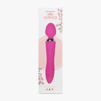 Vibrador masajeador Hitachi Jay de color fucsia, diseñado por Camtoyz, con forma ergonómica y control ajustable.