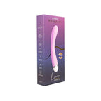 Vibrador Lara Lila de la marca Camtoyz, con diseño ergonómico y superficie suave en color lila, ideal para placer personal.