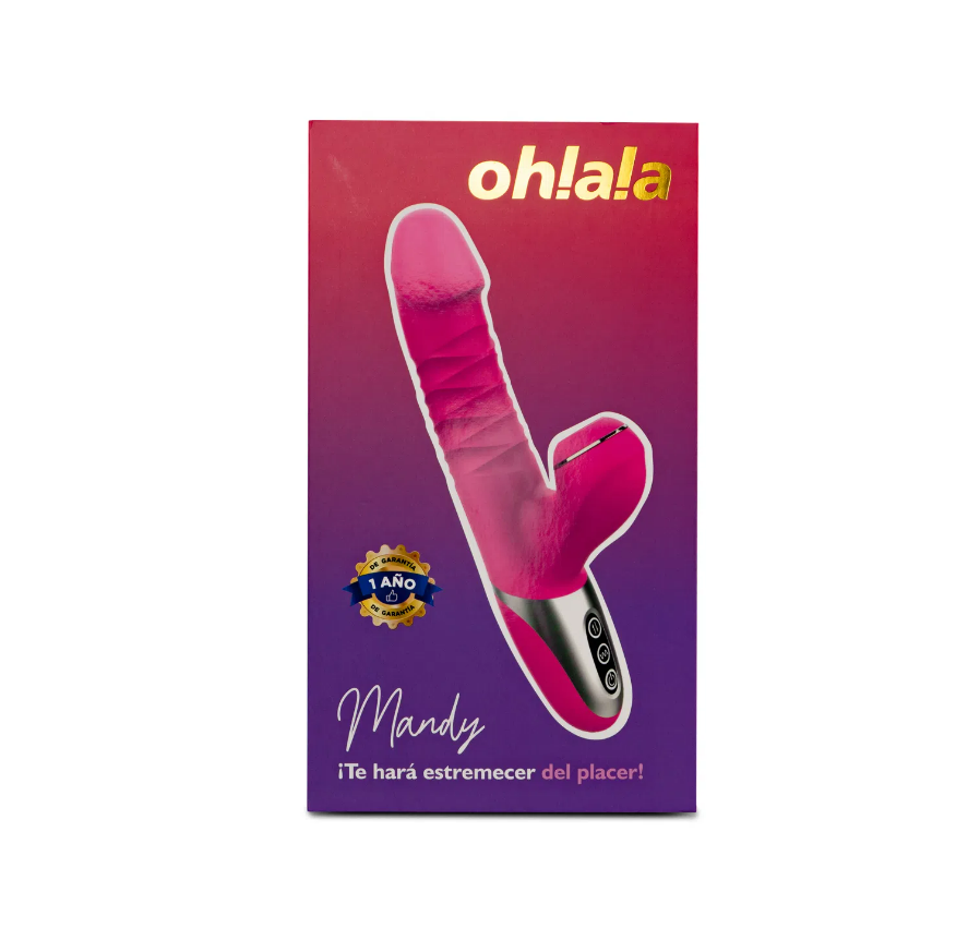 Vibrador Succionador Mandy Fucsia